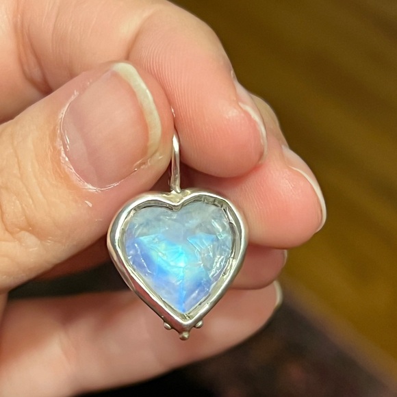 Moonstone sterling silver pendant - Picture 4 of 4